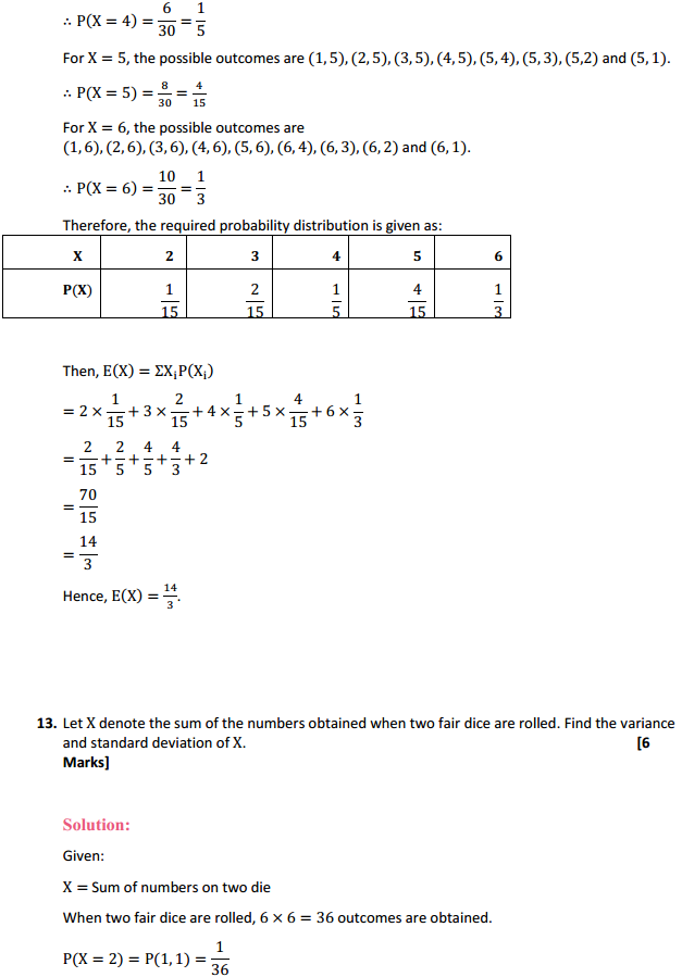 NCERT Solutions for Class 12 Maths Chapter 13 Probability Ex 13.4 22