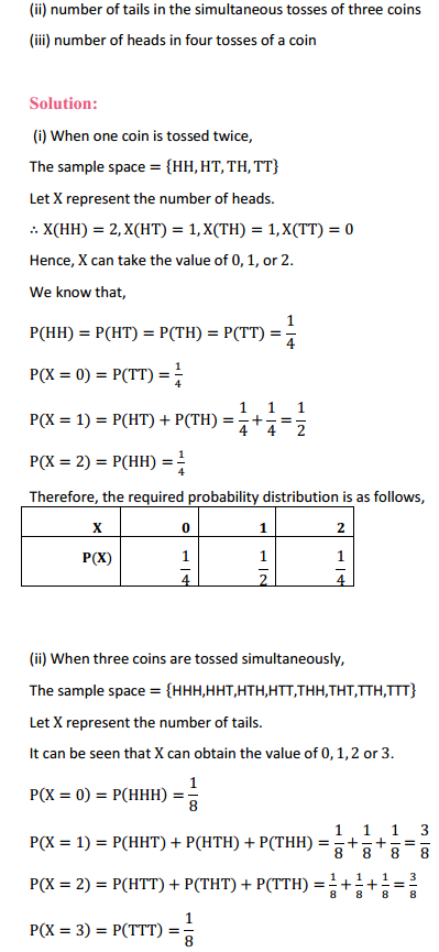 NCERT Solutions for Class 12 Maths Chapter 13 Probability Ex 13.4 6