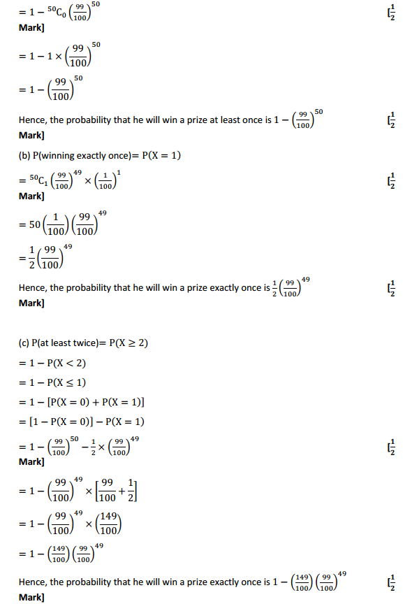 NCERT Solutions for Class 12 Maths Chapter 13 Probability Ex 13.5 13