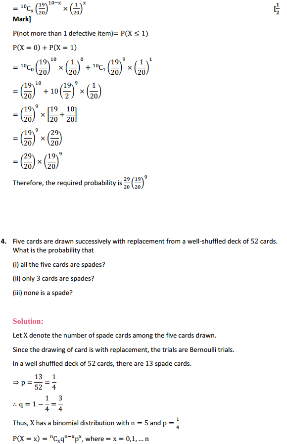 NCERTNCERT Solutions for Class 12 Maths Chapter 13 Probability Ex 13.5 3 Solutions for Class 12 Maths Chapter 13 Probability Ex 13.5 4