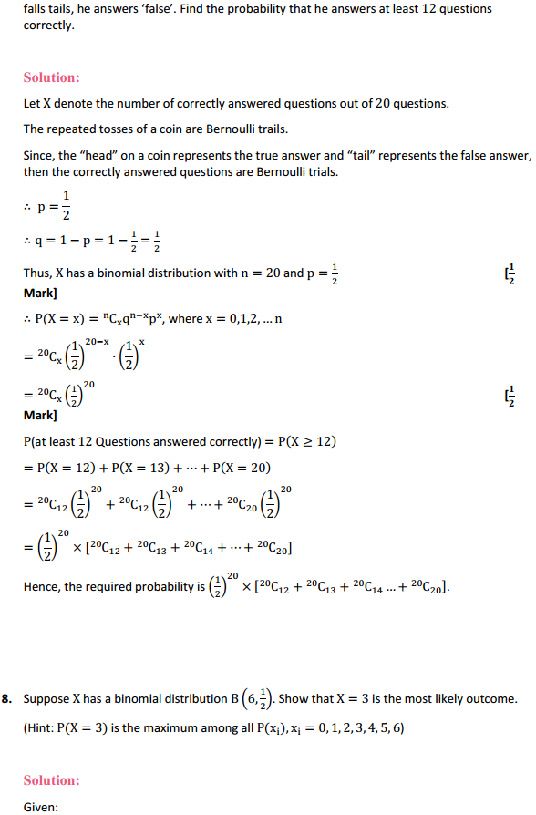 NCERT Solutions for Class 12 Maths Chapter 13 Probability Ex 13.5 9
