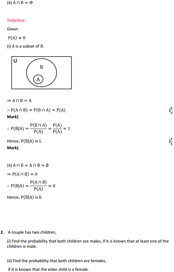 NCERT Solutions for Class 12 Maths Chapter 13 Probability Miscellaneous Exercise 2