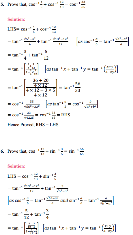 NCERT Solutions for Class 12 Maths Chapter 2 Inverse Trigonometric Functions Miscellaneous Exercise 3