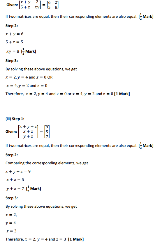 NCERT Solutions for Class 12 Maths Chapter 3 Matrices Ex 3.1 7