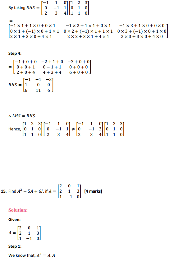 NCERT Solutions for Class 12 Maths Chapter 3 Matrices Ex 3.2 19