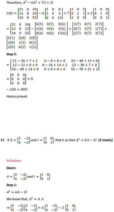 NCERT Solutions for Class 12 Maths Chapter 3 Matrices Ex 3.2 22