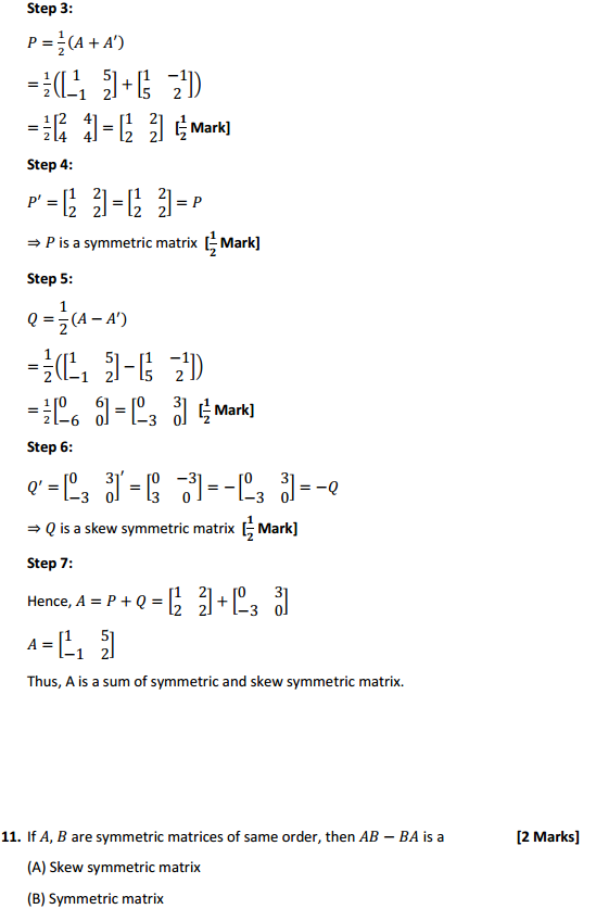 NCERT Solutions for Class 12 Maths Chapter 3 Matrices Ex 3.3 18