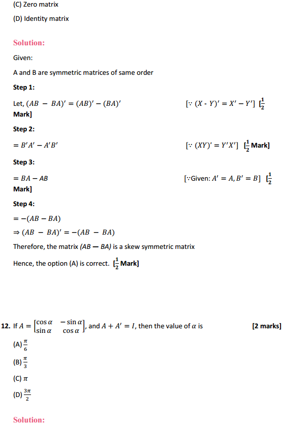 NCERT Solutions for Class 12 Maths Chapter 3 Matrices Ex 3.3 19