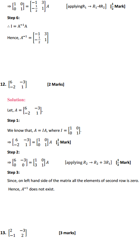 NCERT Solutions for Class 12 Maths Chapter 3 Matrices Ex 3.4 10