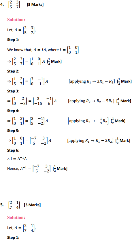 NCERT Solutions for Class 12 Maths Chapter 3 Matrices Ex 3.4 4