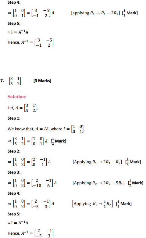 NCERT Solutions for Class 12 Maths Chapter 3 Matrices Ex 3.4 6