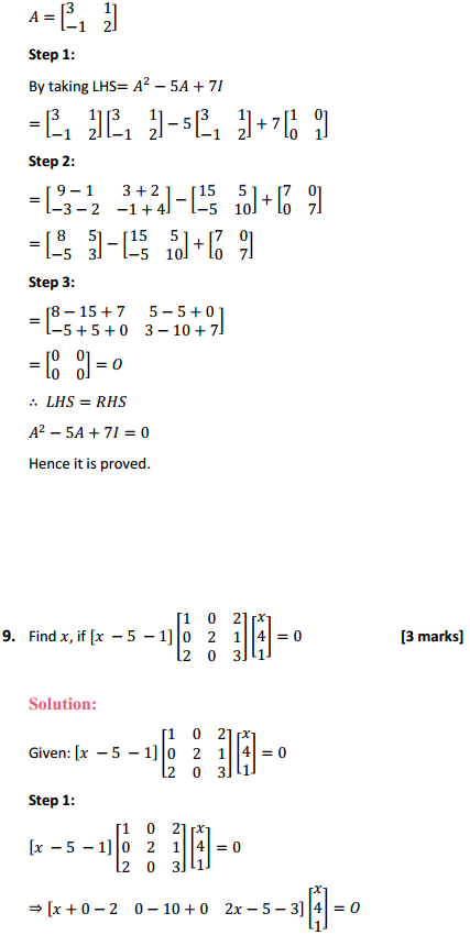 NCERT Solutions for Class 12 Maths Chapter 3 Matrices Miscellaneous Exercise 10