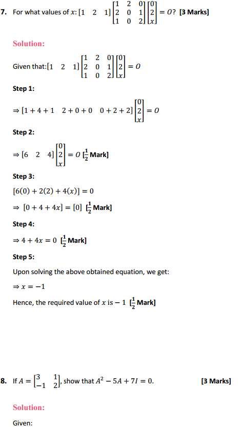 NCERT Solutions for Class 12 Maths Chapter 3 Matrices Miscellaneous Exercise 9
