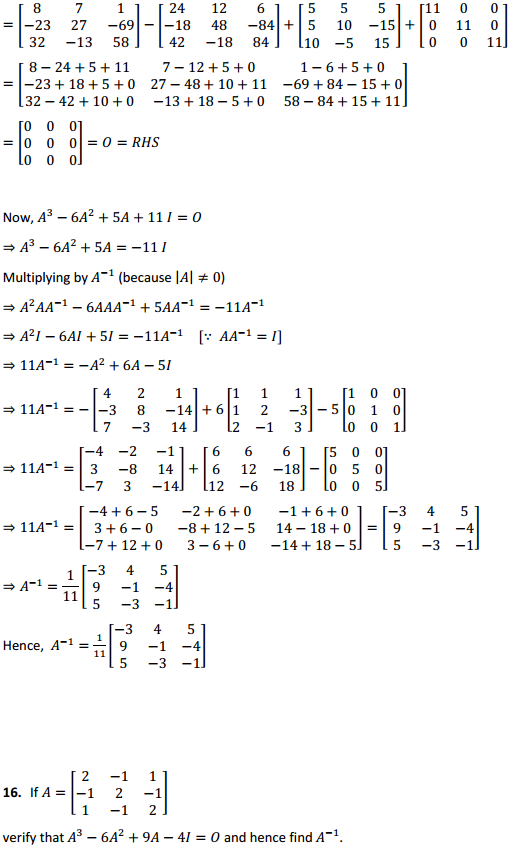 NCERT Solutions for Class 12 Maths Chapter 4 Determinants Ex 4.5 17