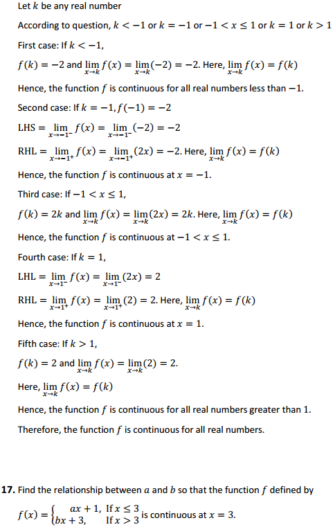 NCERT Solutions for Class 12 Maths Chapter 5 Continuity and Differentiability Ex 5.1 18