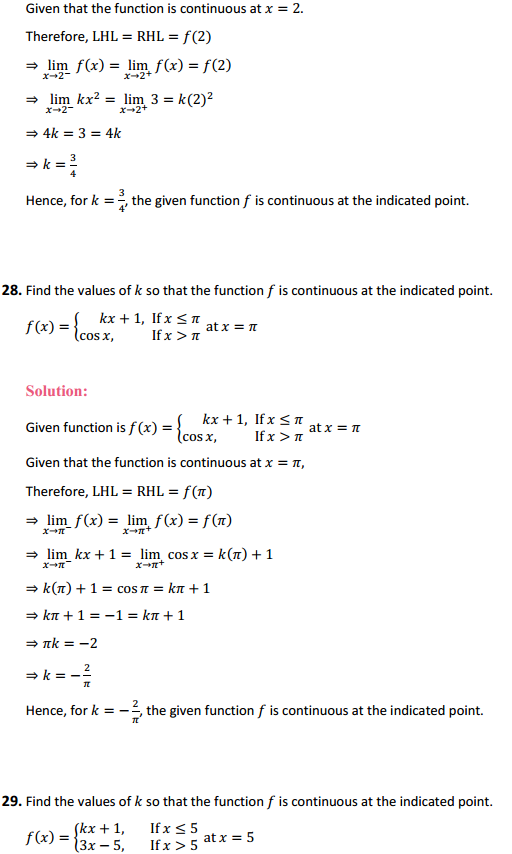 NCERT Solutions for Class 12 Maths Chapter 5 Continuity and Differentiability Ex 5.1 32