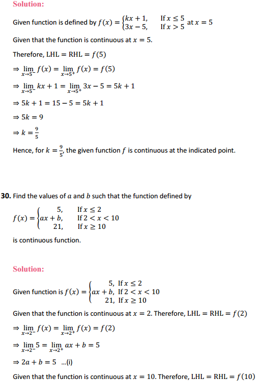 NCERT Solutions for Class 12 Maths Chapter 5 Continuity and Differentiability Ex 5.1 33