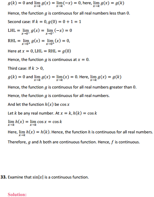 NCERT Solutions for Class 12 Maths Chapter 5 Continuity and Differentiability Ex 5.1 36