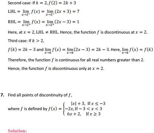 NCERT Solutions for Class 12 Maths Chapter 5 Continuity and Differentiability Ex 5.1 7