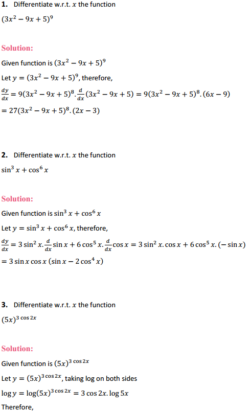 NCERT Solutions for Class 12 Maths Chapter 5 Continuity and Differentiability Miscellaneous Exercise 1