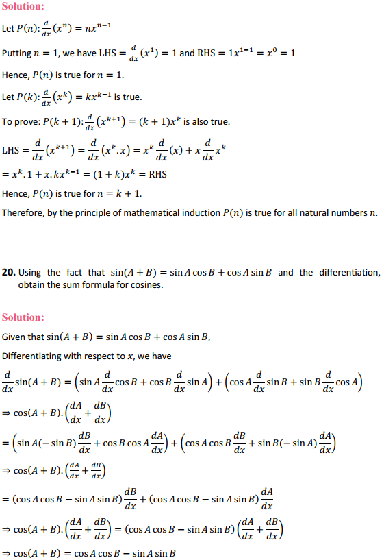 NCERT Solutions for Class 12 Maths Chapter 5 Continuity and Differentiability Miscellaneous Exercise 17