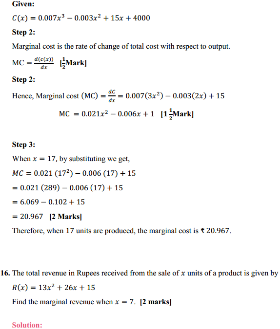 NCERT Solutions for Class 12 Maths Chapter 6 Application of Derivatives Ex 6.1 18