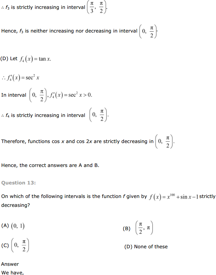 NCERT Solutions for Class 12 Maths Chapter 6 Application of Derivatives Ex 6.2 15