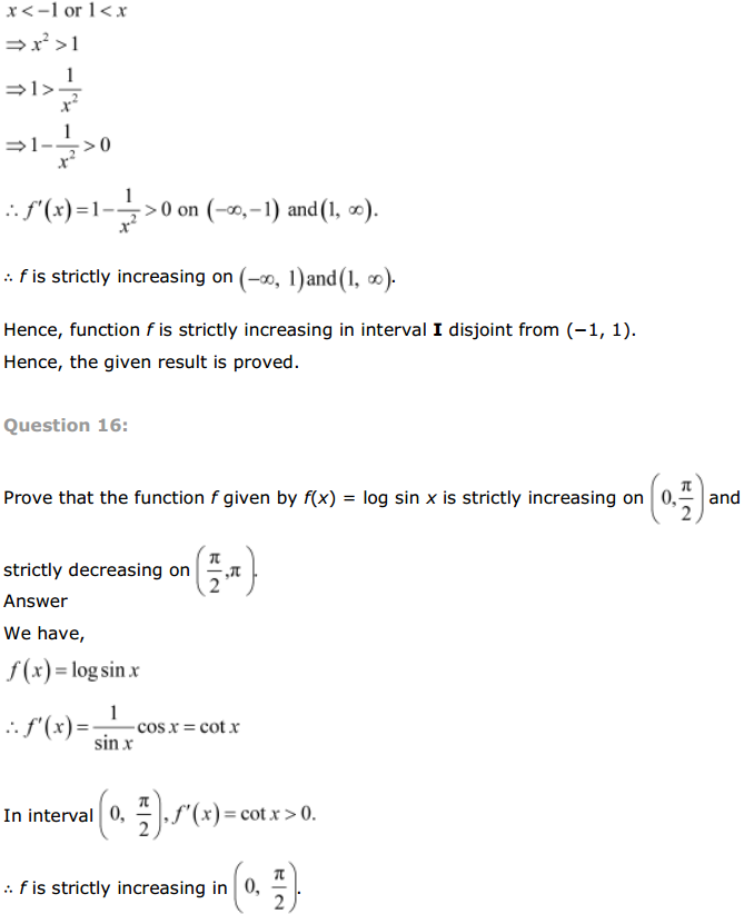 NCERT Solutions for Class 12 Maths Chapter 6 Application of Derivatives Ex 6.2 19
