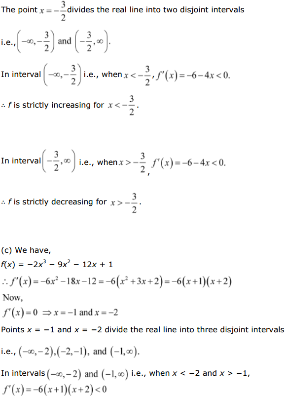 NCERT Solutions for Class 12 Maths Chapter 6 Application of Derivatives Ex 6.2 5