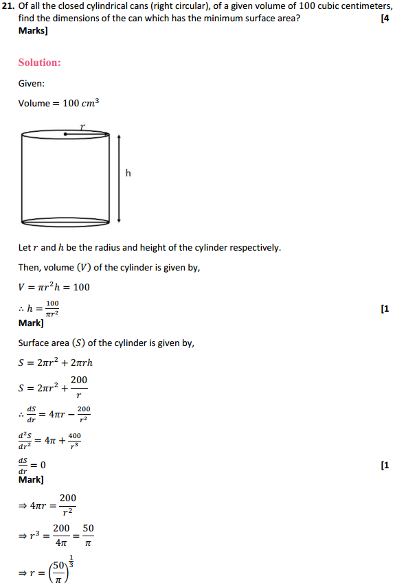 NCERT Solutions for Class 12 Maths Chapter 6 Application of Derivatives Ex 6.5 54