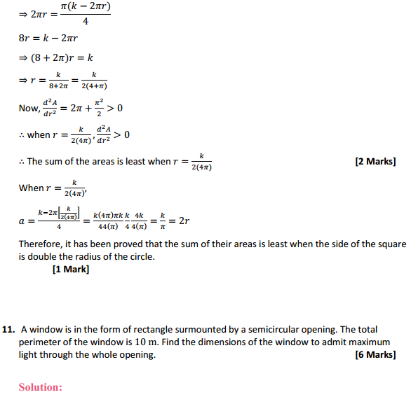 NCERT Solutions for Class 12 Maths Chapter 6 Application of Derivatives Miscellaneous Exercise 20