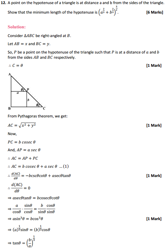 NCERT Solutions for Class 12 Maths Chapter 6 Application of Derivatives Miscellaneous Exercise 23