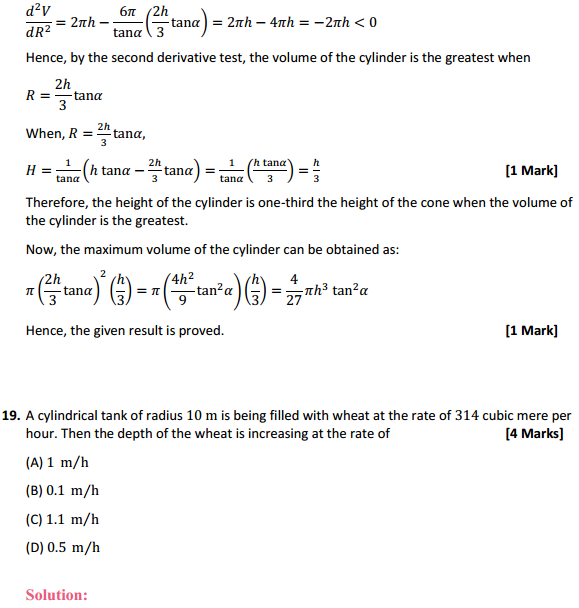 NCERT Solutions for Class 12 Maths Chapter 6 Application of Derivatives Miscellaneous Exercise 37
