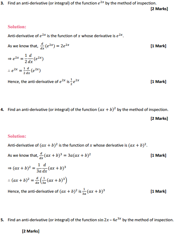 NCERT Solutions for Class 12 Maths Chapter 7 Integrals Ex 7.1 2