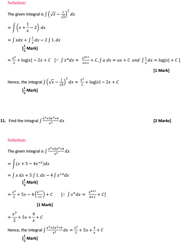 NCERT Solutions for Class 12 Maths Chapter 7 Integrals Ex 7.1 5