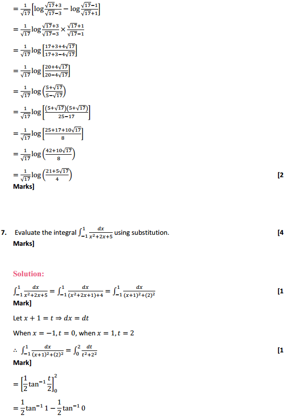 NCERT Solutions for Class 12 Maths Chapter 7 Integrals Ex 7.10 6