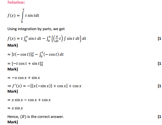 NCERT Solutions for Class 12 Maths Chapter 7 Integrals Ex 7.10 9