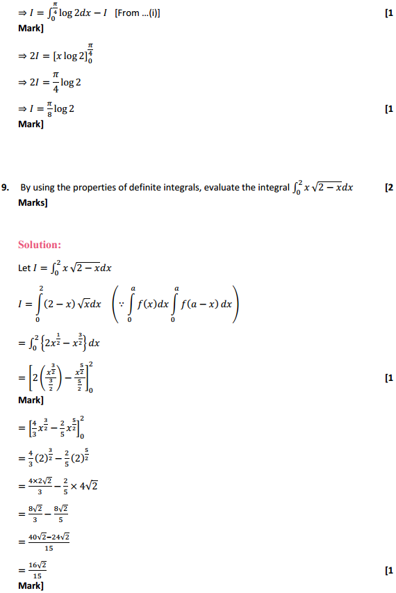 NCERT Solutions for Class 12 Maths Chapter 7 Integrals Ex 7.11 7
