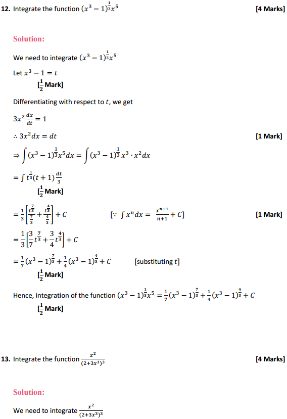 NCERT Solutions for Class 12 Maths Chapter 7 Integrals Ex 7.2 10