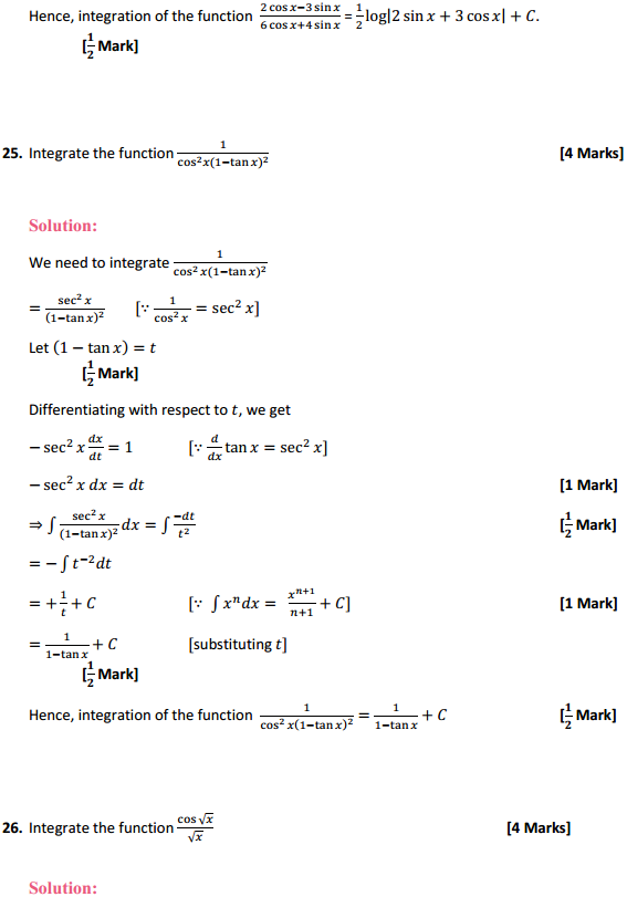 NCERT Solutions for Class 12 Maths Chapter 7 Integrals Ex 7.2 20