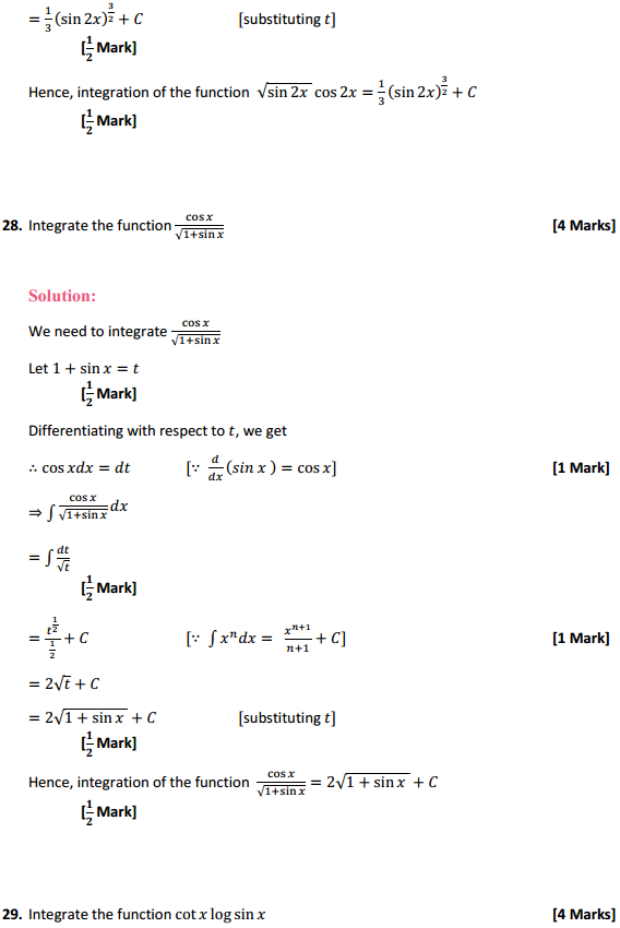 NCERT Solutions for Class 12 Maths Chapter 7 Integrals Ex 7.2 22