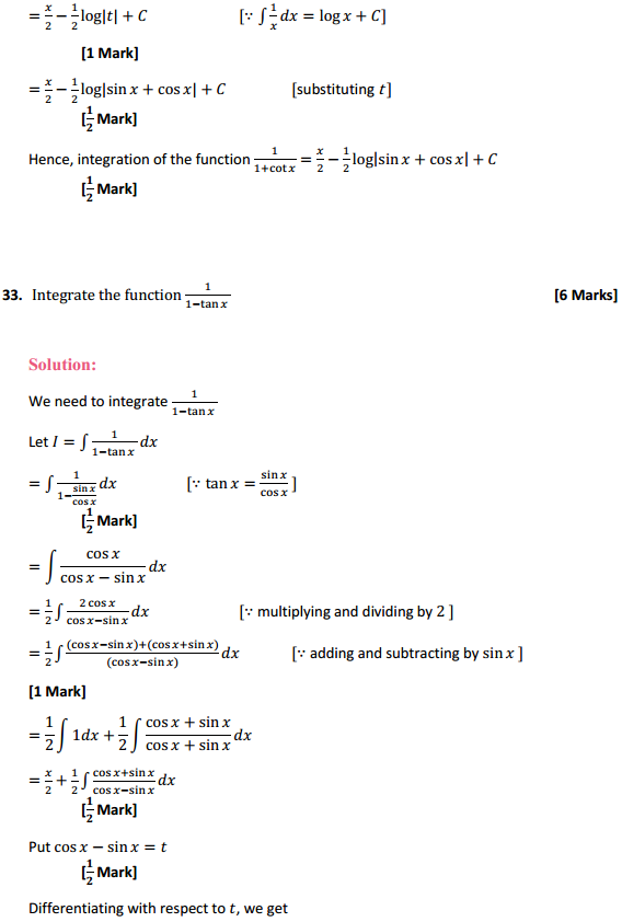 NCERT Solutions for Class 12 Maths Chapter 7 Integrals Ex 7.2 26