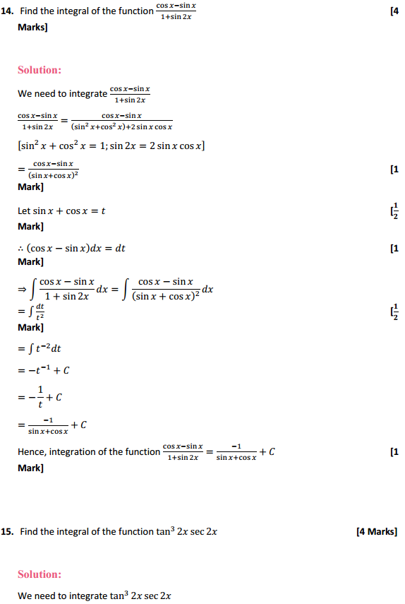 NCERT Solutions for Class 12 Maths Chapter 7 Integrals Ex 7.3 11