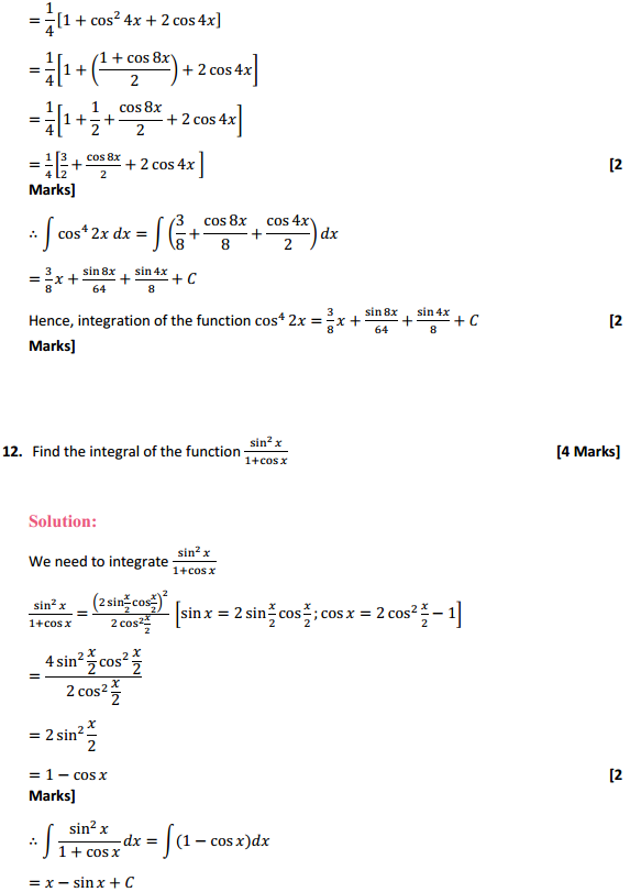 NCERT Solutions for Class 12 Maths Chapter 7 Integrals Ex 7.3 9