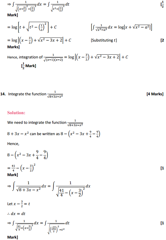 NCERT Solutions for Class 12 Maths Chapter 7 Integrals Ex 7.4 10