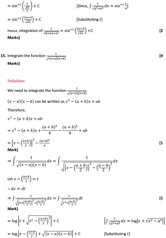 NCERT Solutions for Class 12 Maths Chapter 7 Integrals Ex 7.4 11