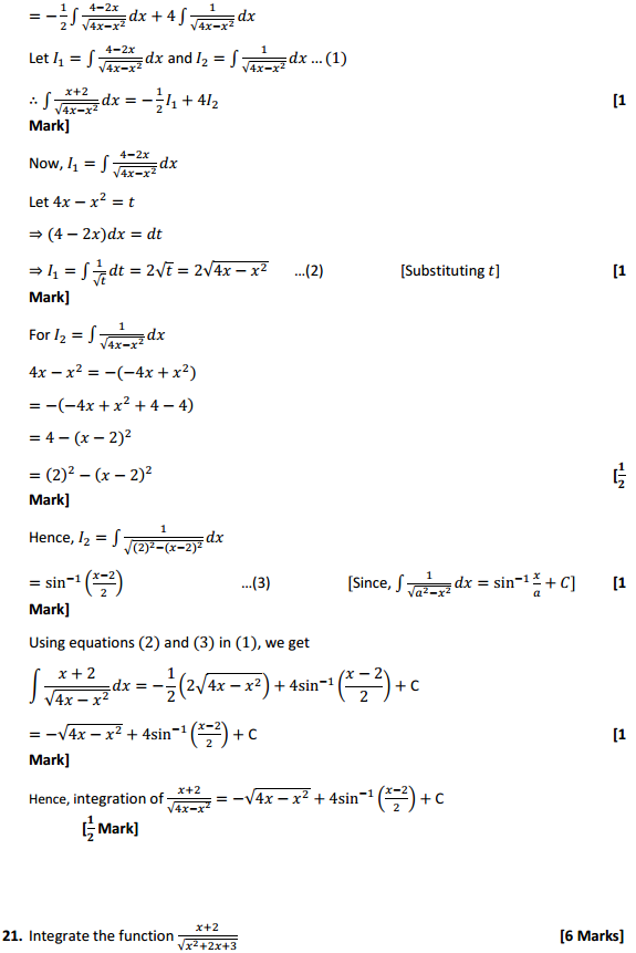 NCERT Solutions for Class 12 Maths Chapter 7 Integrals Ex 7.4 18