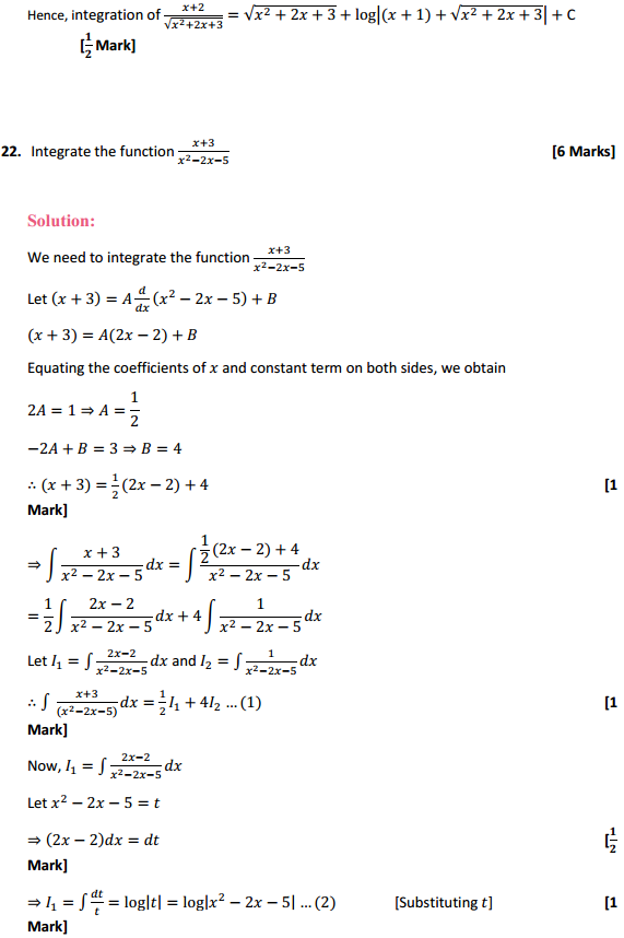 NCERT Solutions for Class 12 Maths Chapter 7 Integrals Ex 7.4 20