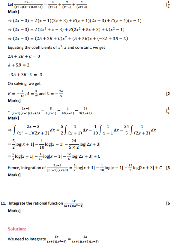 NCERT Solutions for Class 12 Maths Chapter 7 Integrals Ex 7.5 10
