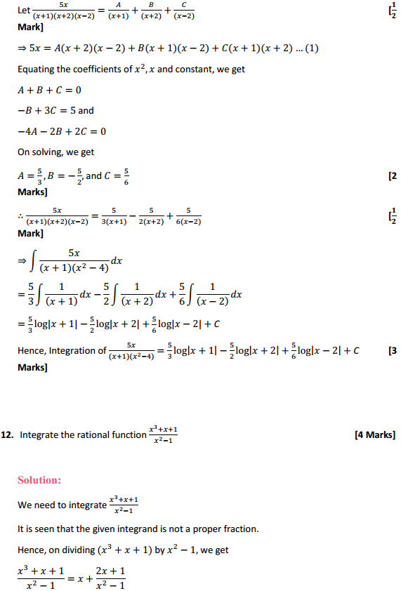 NCERT Solutions for Class 12 Maths Chapter 7 Integrals Ex 7.5 11
